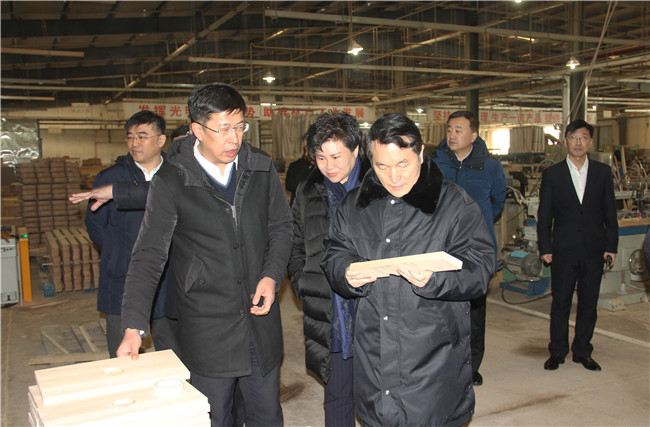 王常松一行到光明集團調(diào)研