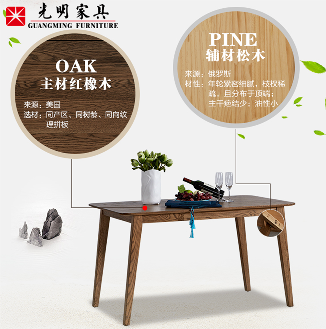 餐廳家具環(huán)保更重要，優(yōu)質(zhì)實木餐桌有啥特點你造嗎？