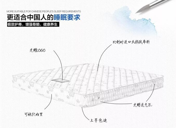 優(yōu)質(zhì)實(shí)木床你已經(jīng)有了就缺這樣一張好床墊了！