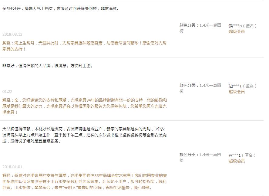 光明家具好不好，看看光明家具的新老用戶怎么說(shuō)吧！